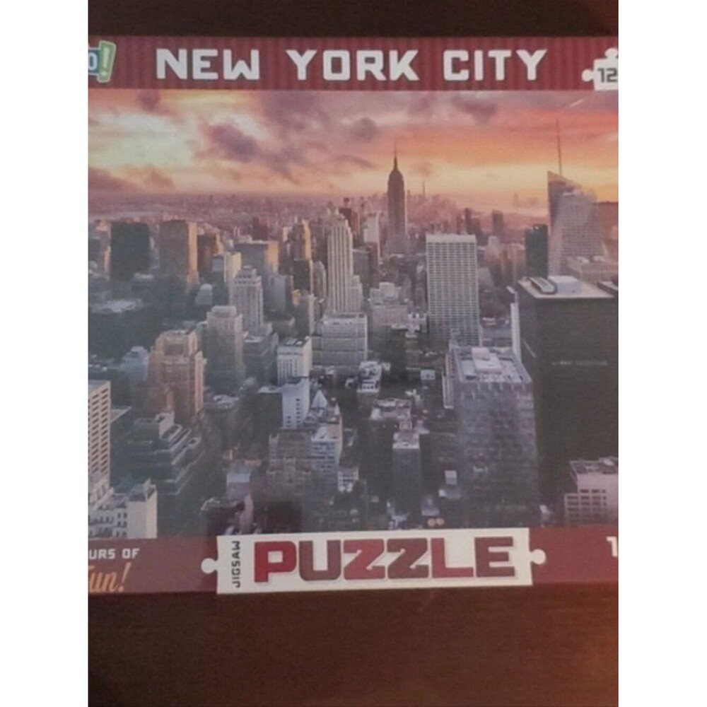 Go! Games New York City 1000 Piece Jigsaw Puzzle - NYC Skyline Brand New